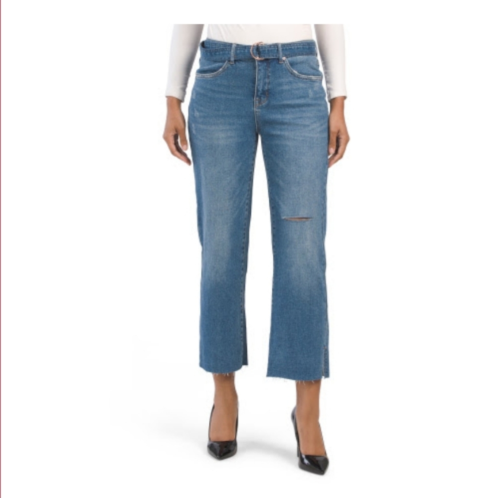 🆕️ Seven7 Freedom Straight Cropped Jeans